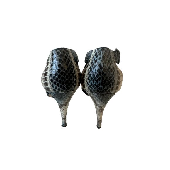 MANOLO BLAHNIK Snake Print Leather Heels Size 39 / US 9 - Picture 4 of 7